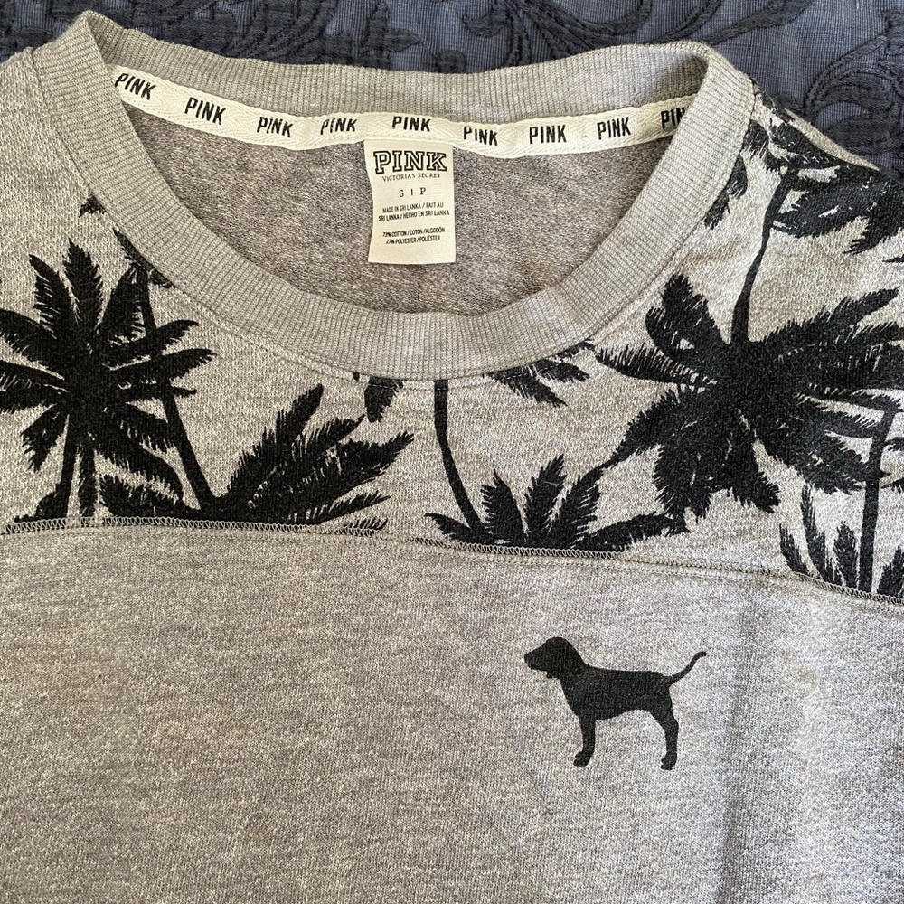 Slightly worn PINK oversized long sleeve